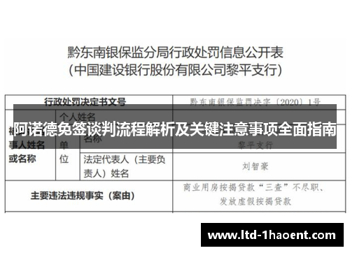 阿诺德免签谈判流程解析及关键注意事项全面指南